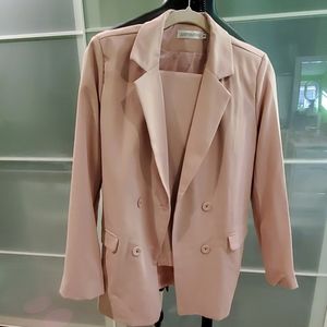 Pink Spring Suit (Jacket and Pants Set)
